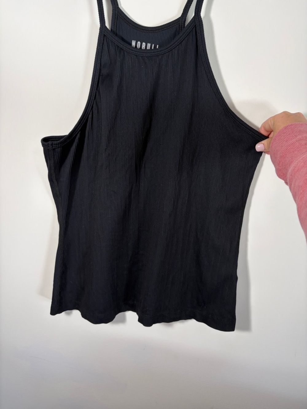 NOBULL Black Ribbed Tank Racerback Tank - Picture 1 of 4